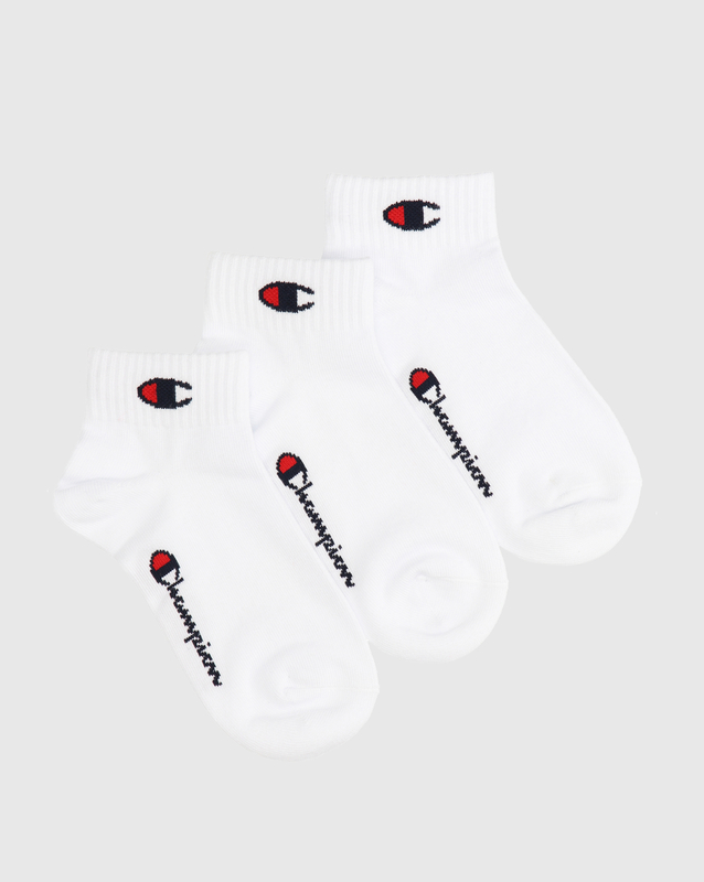 3pk Quarter Socks