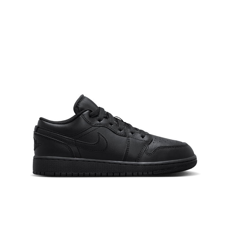 Air Jordan 1 Low “Triple Black” Kid's Shoes