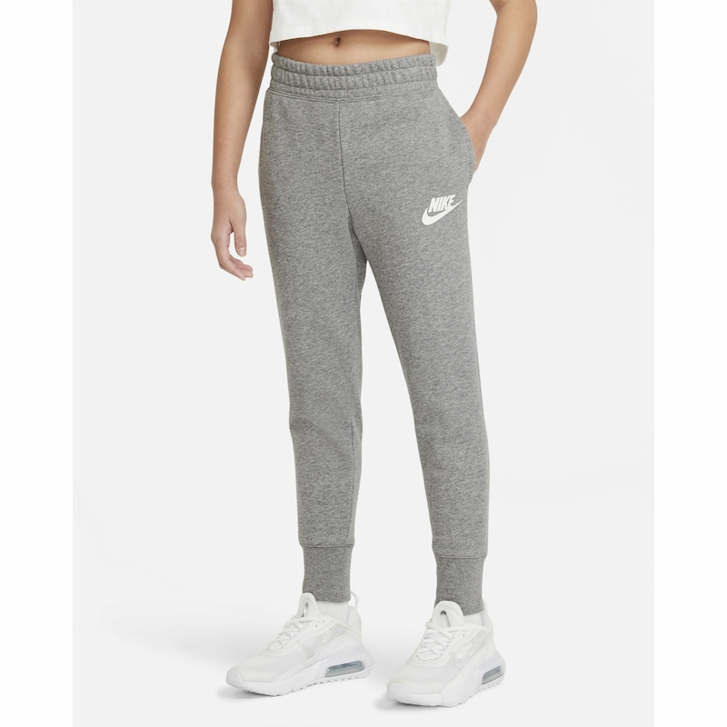 Nike Sportswear Club Fleece Older Kids' (Girls') High-Waisted Fitted  Trousers (Extended Size). Nike LU