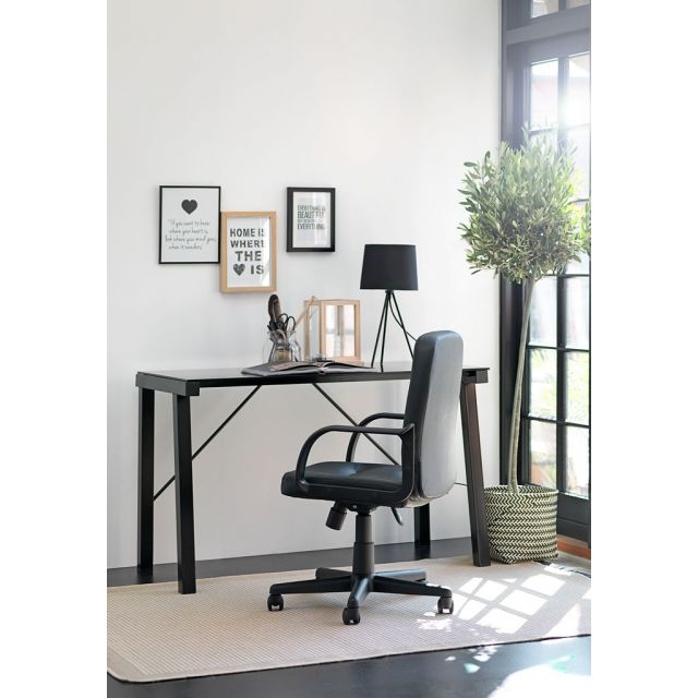 Desk Computer Table Langager 41107x107165 Oak/White