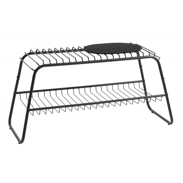 Jerslev Clothes Rail Black/Chrome Color Coat Rack
