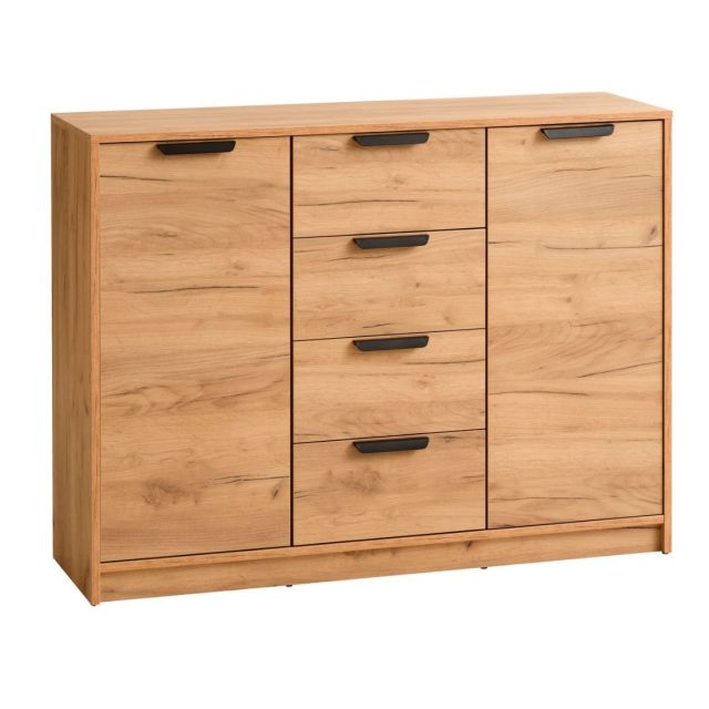 Gudme Clothes Rail Double Layer Black/Chrome Coat Rack