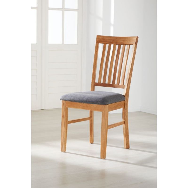 Dining chair HAGE grey/oak