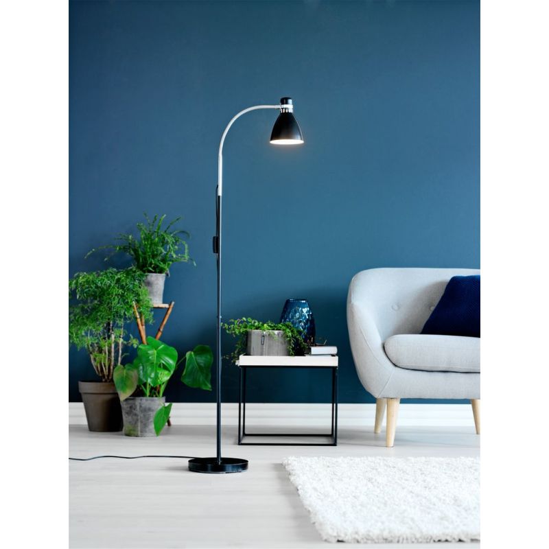 Floor lamp HANSSON H155cm black