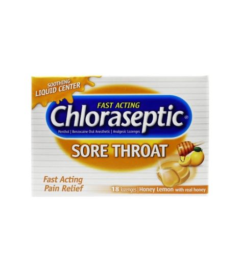Chloraseptic Honey Lemon Lozenges 18