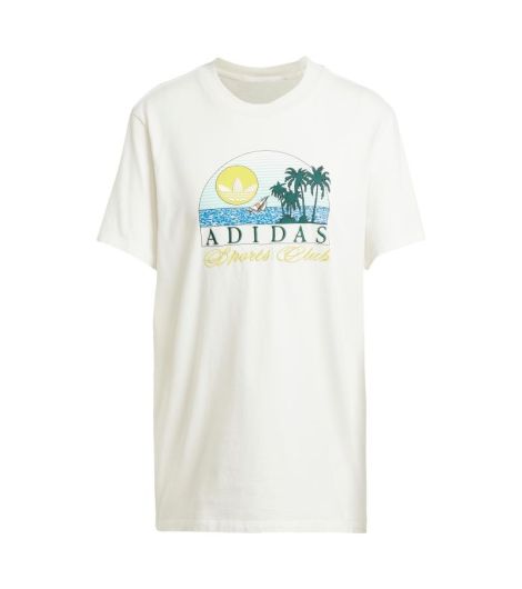 Adidas Women's Trefoil Series Island Club Loose T-Shirt