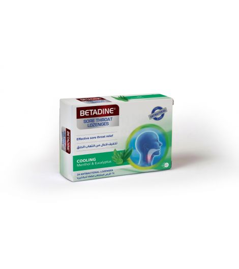 Betadine Sore throat Menthol and Eucalyptus 24 Lozenges
