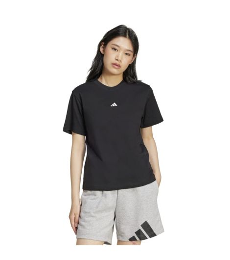 Adidas Women's Essentials Small Logo Cotton T-Shirt