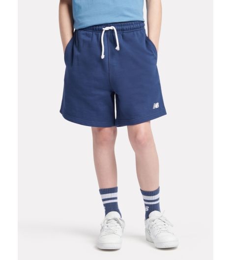 New Balance Kid's French Terry Small Logo Shorts