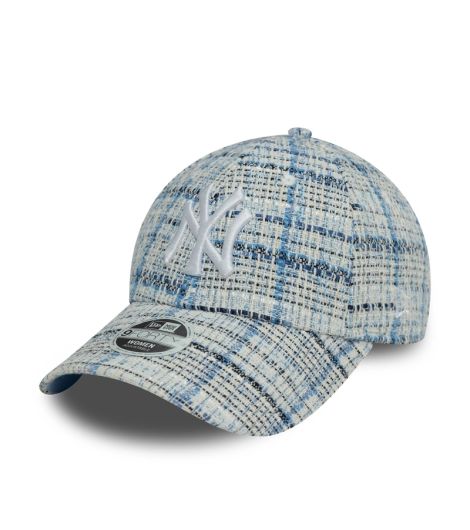 New Era New York Yankees s Tweed Blue 9Forty Adjustable Women's Cap