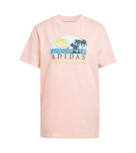 Adidas Women's Trefoil Series Island Club Loose T-Shirt