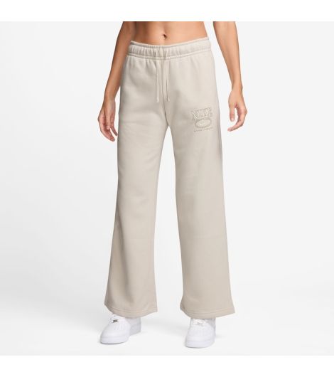 Nike Sportswear Club Fleece Women's Mid-Rise Graphic Wide-Leg Pants