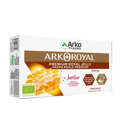 Arkoroyal Junior Premium Royal Jelly 500mg 10 Vials