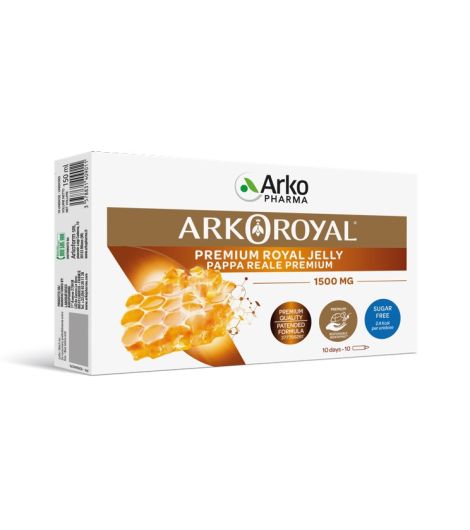 Arkoroyal Premium Royal Jelly 1500mg 10 Vials