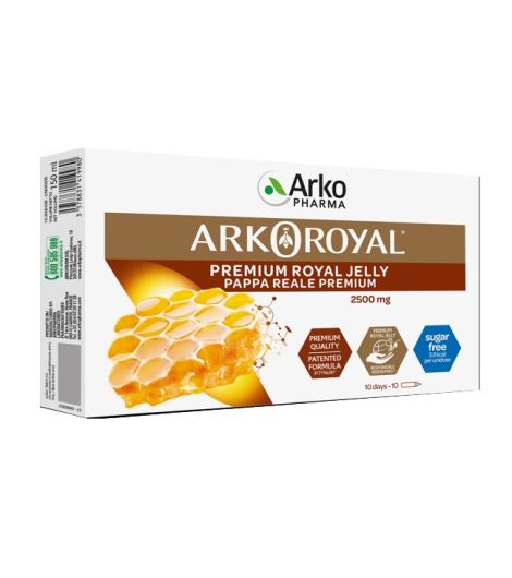 Arkoroyal Premium Royal Jelly 2500mg 10 Vials