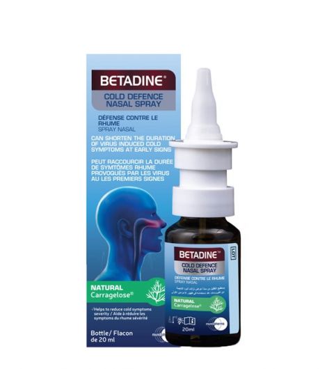 Betadine Cold Defense Nasal Spray 20ml