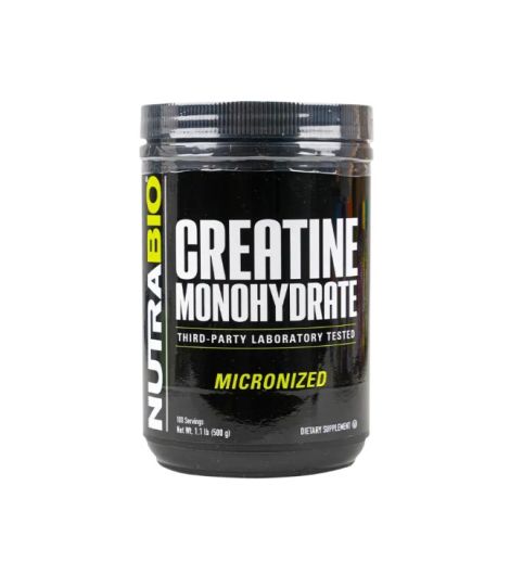 Nutrabio Creatine Monohydrate Powder 500g