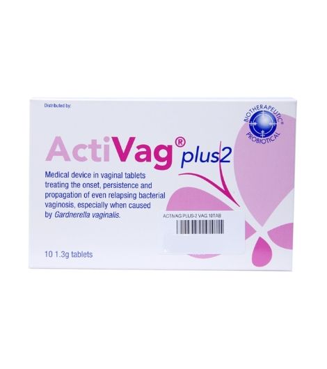 Activag Plus2 Vaginal Tab 10'S