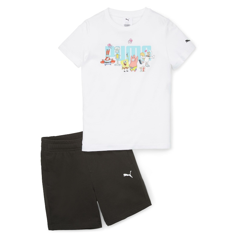 Puma X Spongebob Short Jersey Kid's Set