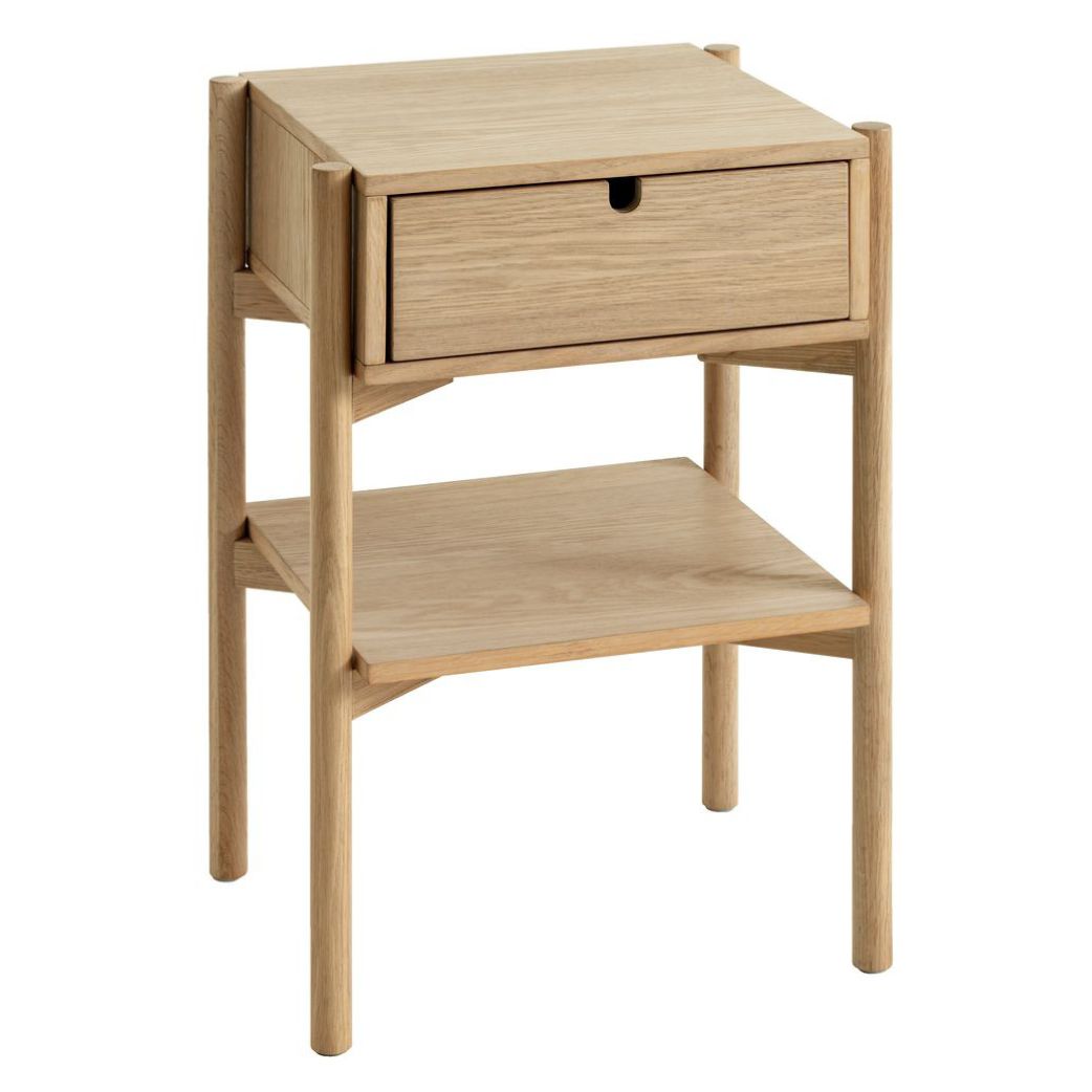 Bedside Table End Table Dalby One Drawer Oak Color