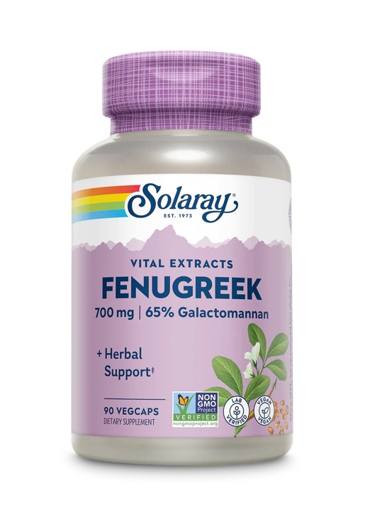Solaray Fenugreek Extract 700mg 90 Vegcaps