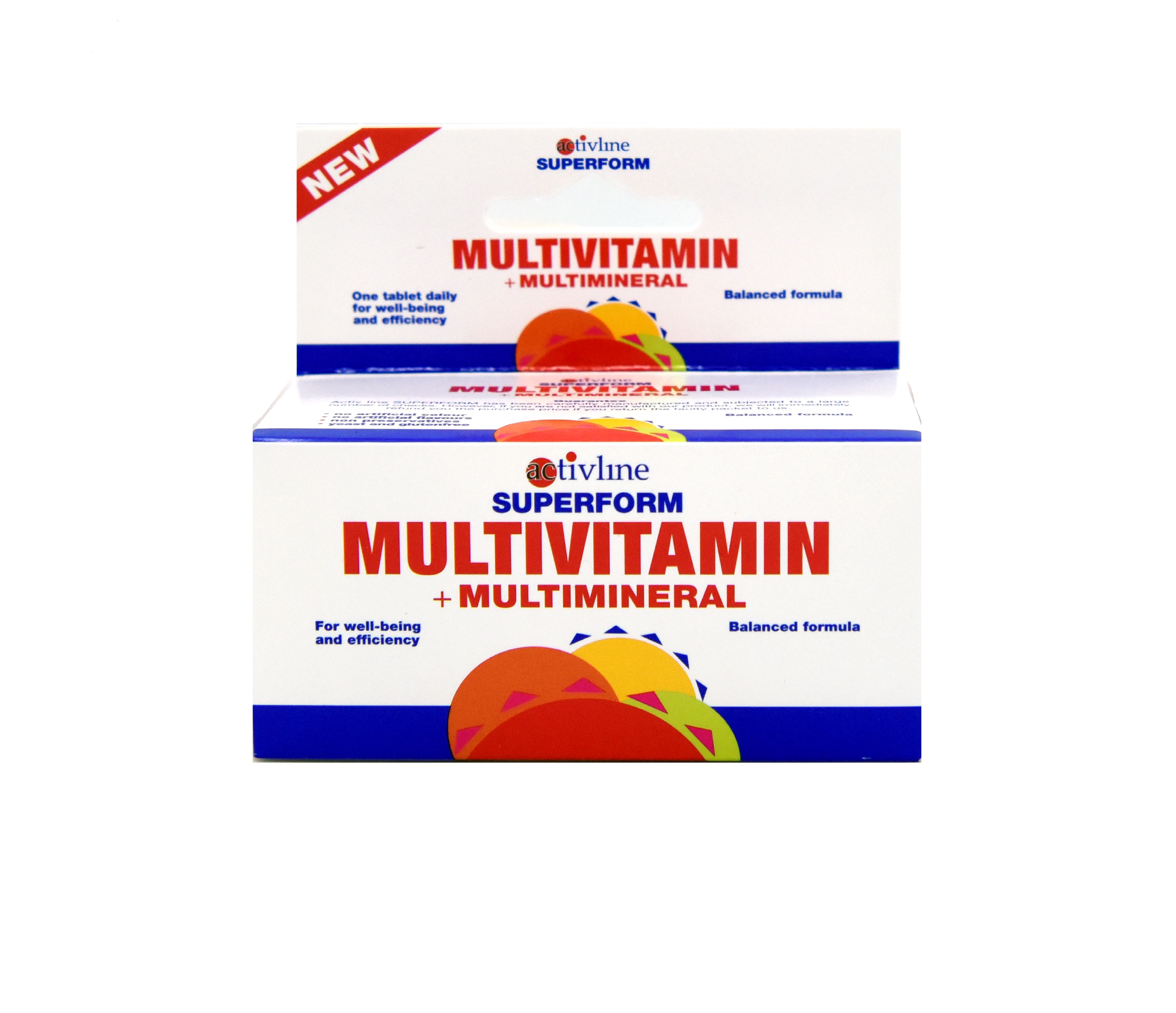 Activline Superform Multivitamins+Minerals 60Tabs Al Mutawa Pharmacies Kuwait Online