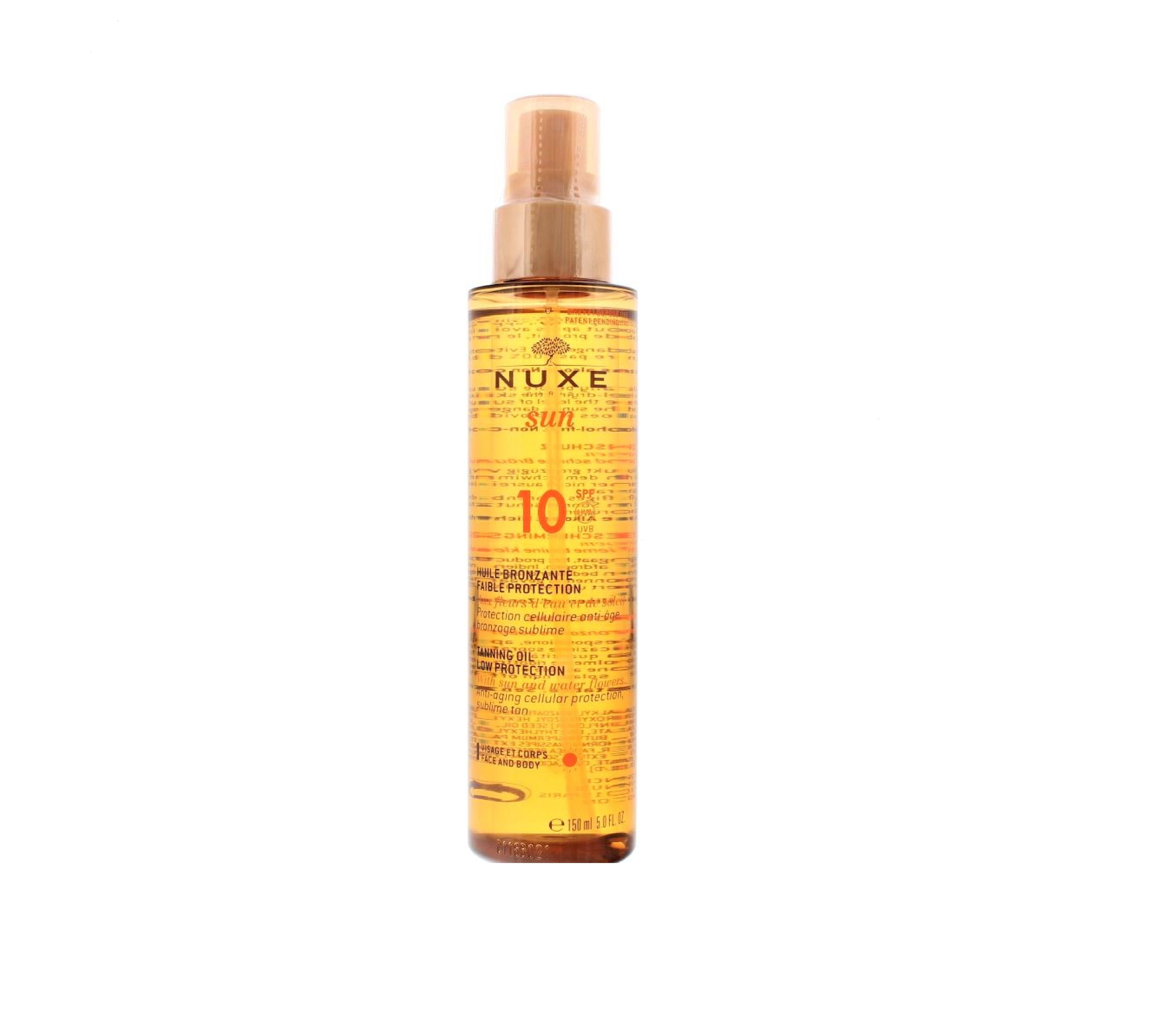 Nuxe Sun Tan Oil Face & Body SPF10 150 Al Mutawa Pharmacies Kuwait Online