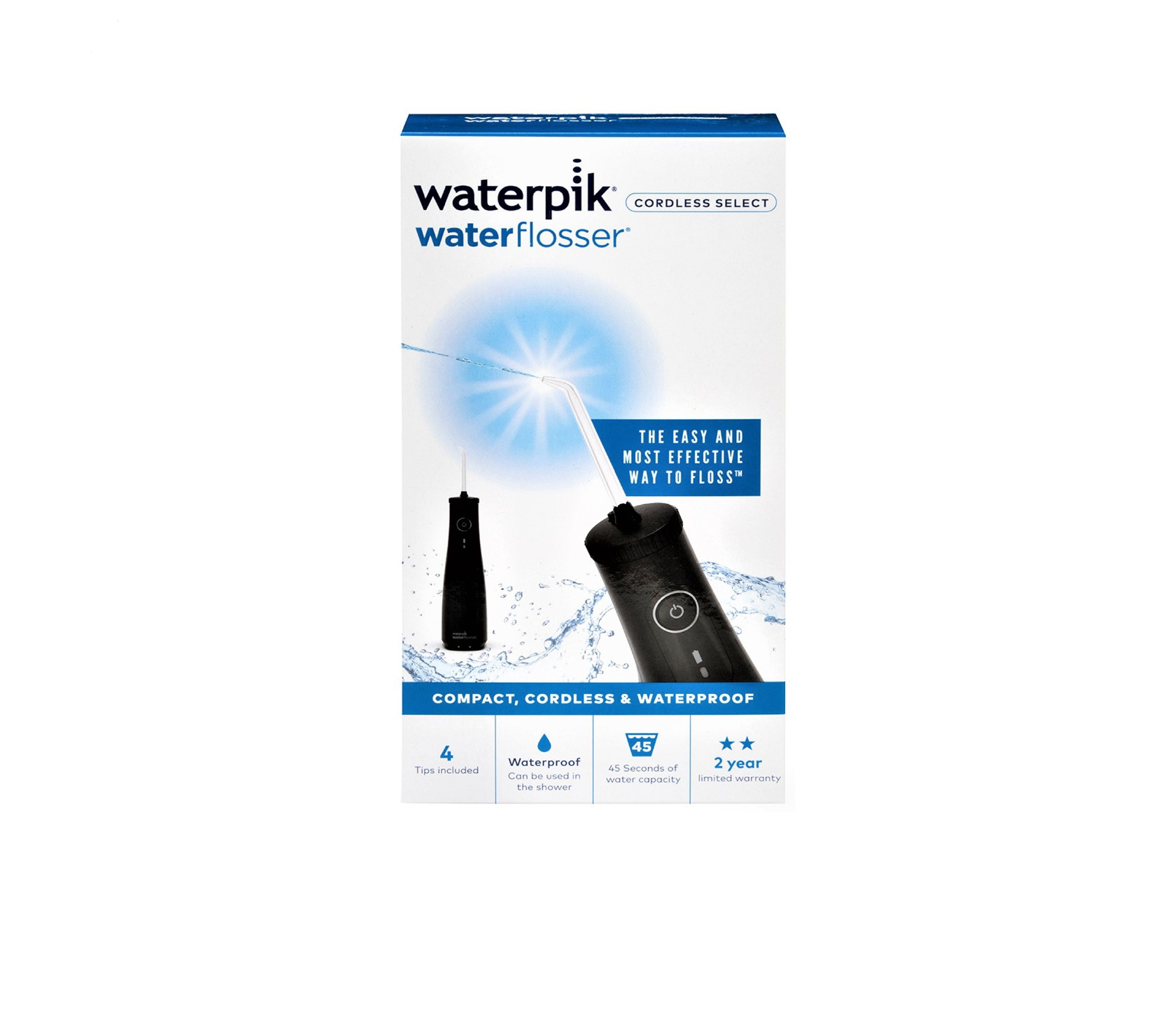 Shop Waterpik Waterflosser Cordless Plus Black (462) Al Mutawa Pharmacies Online in Kuwait