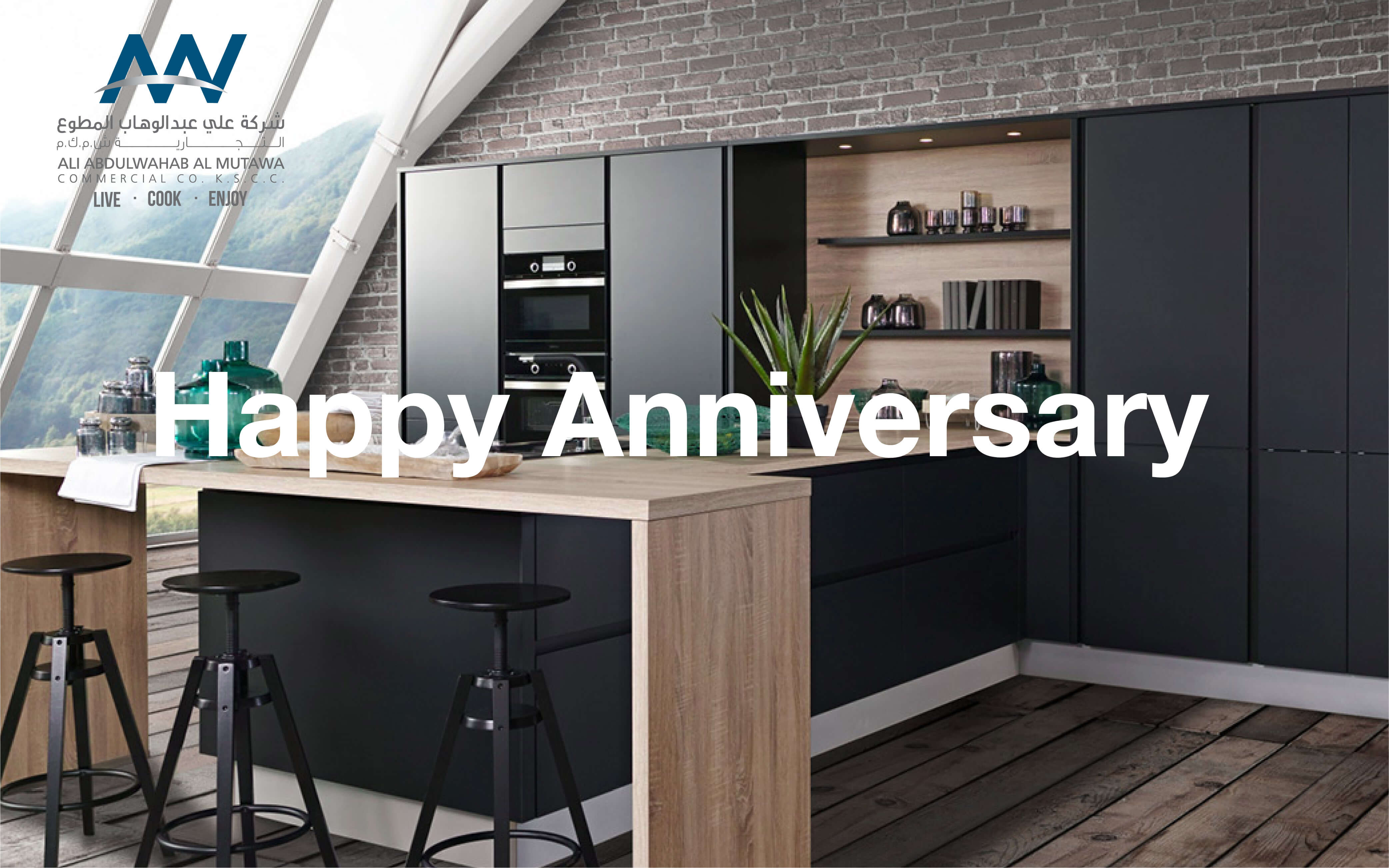 Happy Anniversary Giftcard AAW Kitchens
